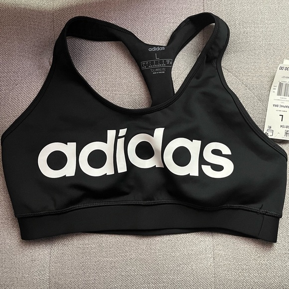 Adidas Black Sports Bra Bundle - Picture 1 of 4